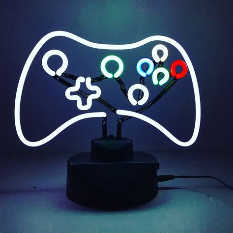 Geeky Neon Lights Are Perfect For Gamers Video Game Decor Gaming