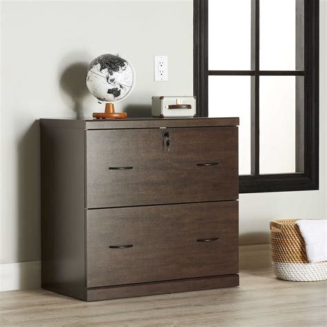 Mainstays 2 Drawer Lateral Locking File Cabinet Multiple Finishes