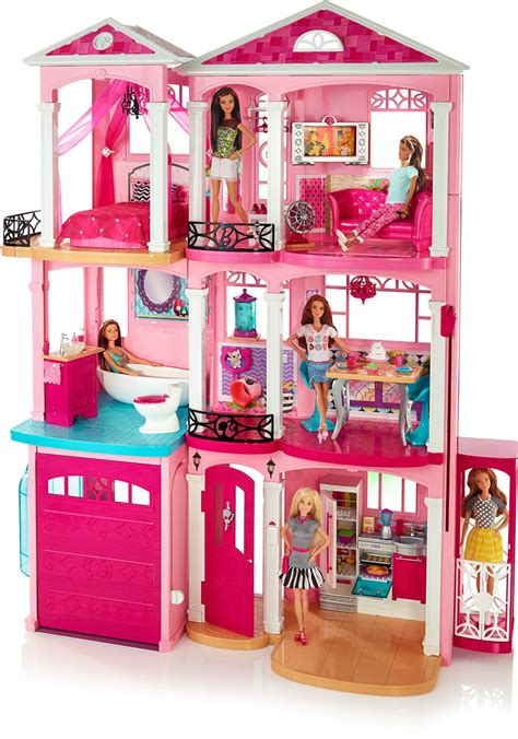 Barbie Dream House Doll House Three Floor Seven Rooms Girls Collectable