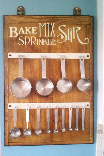 Check spelling or type a new query. Measuring Cup Holder | Kitchen wall hangings, Cabinet ...