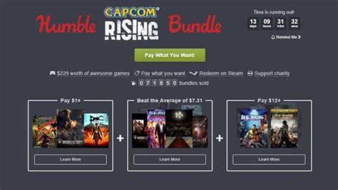 Humble Capcom Rising Bundle Announced DmC Resident Evil Dead Rising