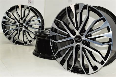 AUDI S A Factory OEM Original Wheels Rims G Black Factory Wheel Republic