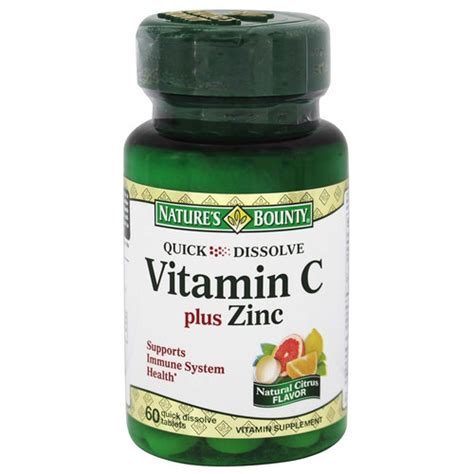 For optimal skin benefits, barr suggests supplementing with vitamin c* and applying it topically. Nature's Bounty Vitamin C Plus Zinc, Citrus - 60 Quick ...