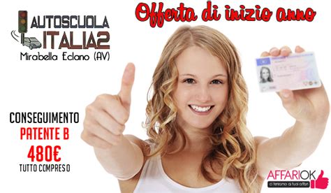 Super Offerta Patente B Da Autoscuola Italia 2 Affariok