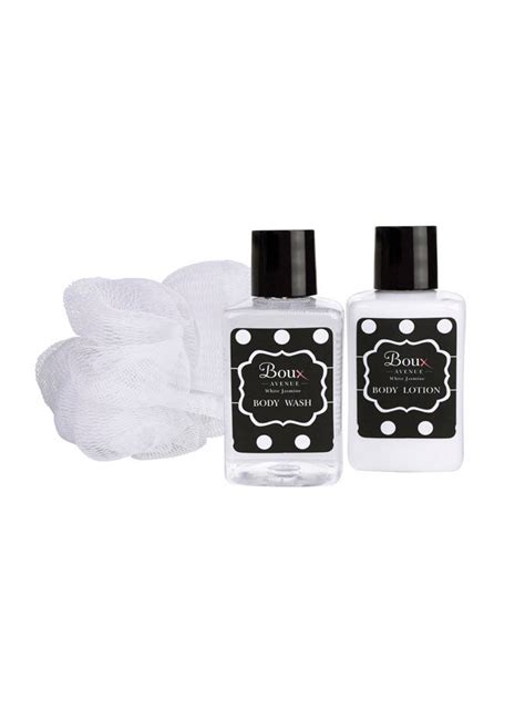 White Jasmine Body Wash T Set Black Mix Boux Avenue
