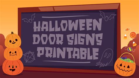 15 Best Halloween Door Signs Printable Pdf For Free At Printablee