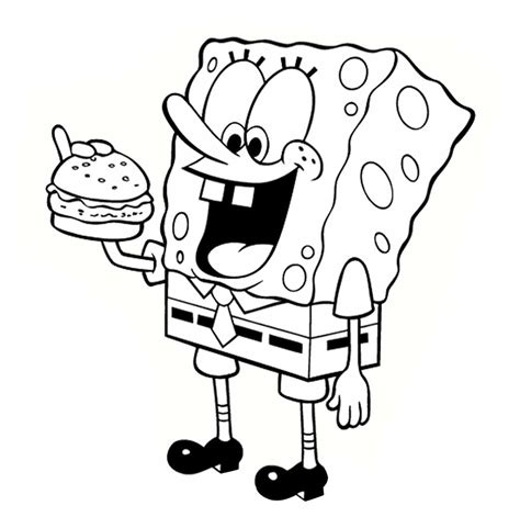 Jumping spongebob coloring page from sponge bob category. Spongebob And Gary Coloring Pages at GetColorings.com ...