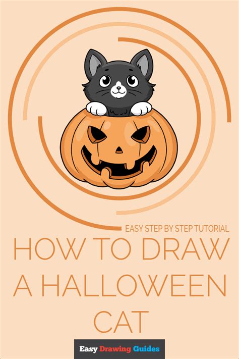 How To Draw A Halloween Cat Really Easy Drawing Tutorial