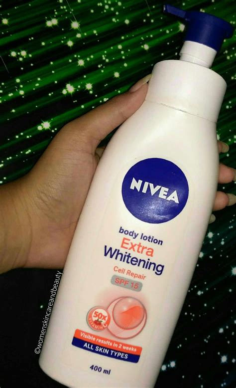 Nivea Extra Whitening Cell Repair Body Lotion Spf 15 Skincare Women