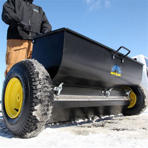 Spreaders can also be used to spread grass seed in your lawn or to distribute ice melt on walkways and driveways. PRO-SERIES P70-12010 120# COMMERCIAL DROP SPREADER | Spyker