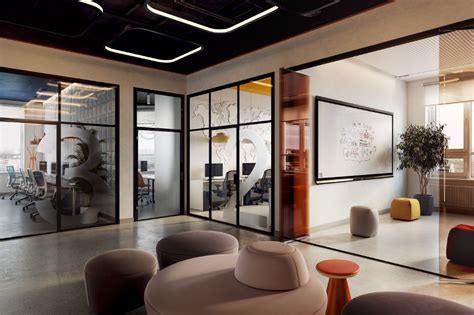 Royal Tower Office Interior Concept On Behance Corporate Interior