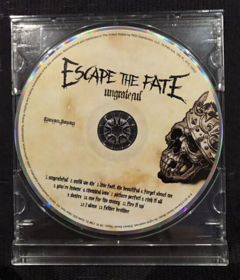 Escape The Fate Ungrateful Cd For Sale Online Ebay