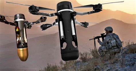 New Type Of Letal Portable Weapon Drone Flying Grenades Called Drone