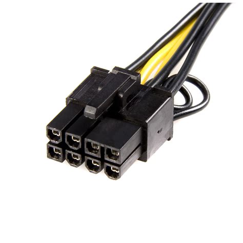 Startech Pci Express 6 Pin To 8 Pin Power Adapter Cable