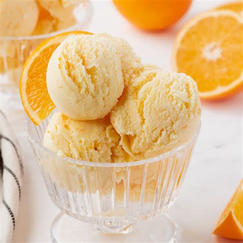 Orange Ice Cream Ice Cream From Scratch