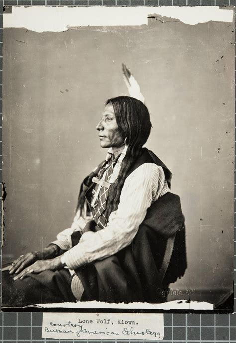Lone Wolf Kiowa No Date Native American History Native American