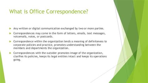 What Is Correspondence Address 7 Official Correspondence Letter