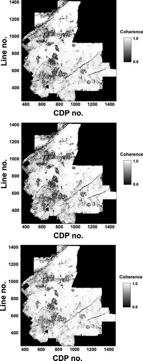 Multispectral Coherence Attributes In The Harris 3d Survey Calculated
