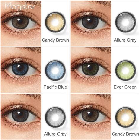 Magister Pair Color Contact Lenses For Eyes Natural Brown Lenses
