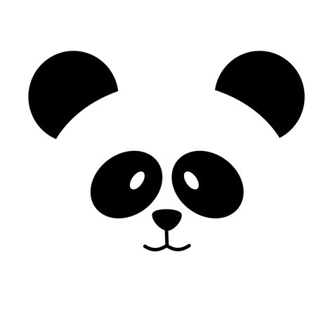 Cute Panda Head Cartoon 18760391 Png