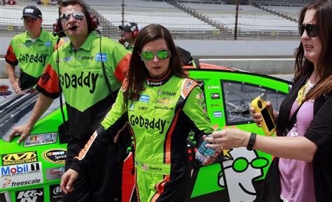 A spectator throws their shoe onto the track, which danica patrick runs over. Danica Patrick is important to NASCAR, Kyle Petty says ...