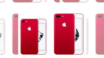 New Iphone 7 Red Released Apple Unveils Special Edition Iphone 7 In