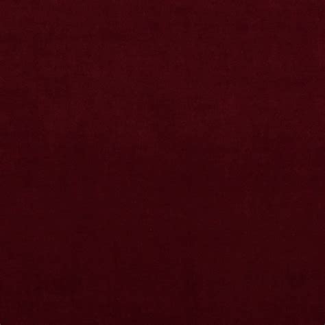 Merlot Red Solid Velvet Upholstery Fabric