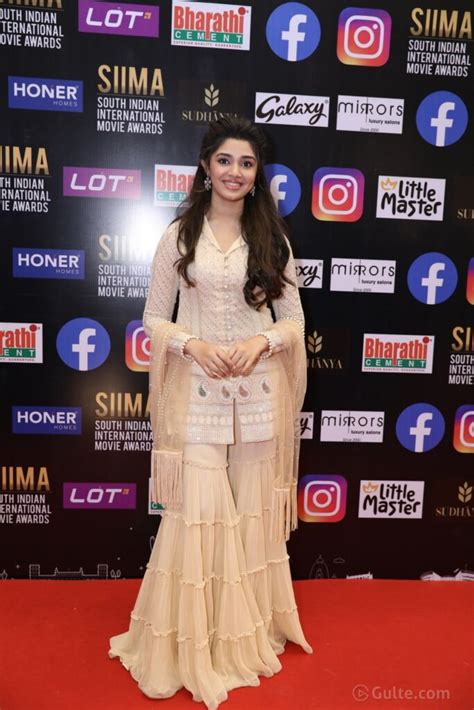 Krithi Shetty Looks Attractiveat Siima Awards 2021