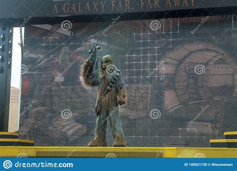 Chewbacca Star Wars Disney World Travel Editorial Image Image Of