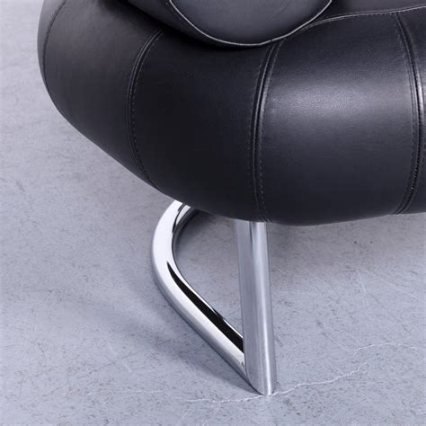 The classicon bibendum armchair features an absolutely unique appearance. ClassiCon Bibendum Chair Designer Leather Armchair Black ...