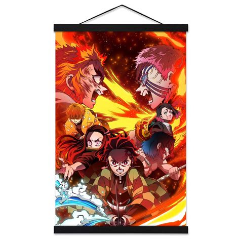 Buy Manga Framed Japanese Anime Wall Scroll 40x60cm With 16 Inch Magnet