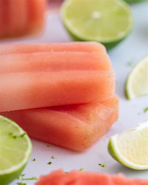 Watermelon Lime Popsicles The Kitchen Bachelor