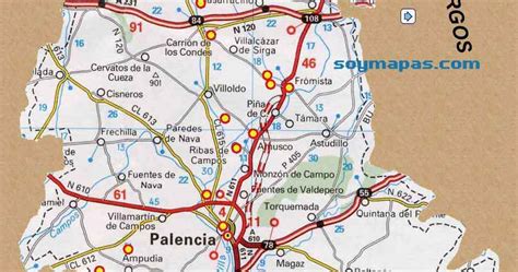 Suave Joseph Banks Herramienta Pueblos De Palencia Mapa Pasos Afilar