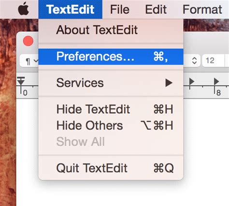 Set Plain Text The Default Text Mode In Textedit On Your Mac