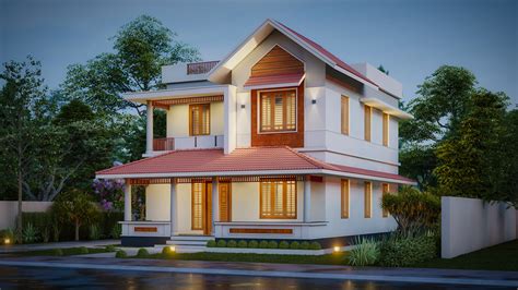 Kerala Home Exterior Painting Designs Awesome Home