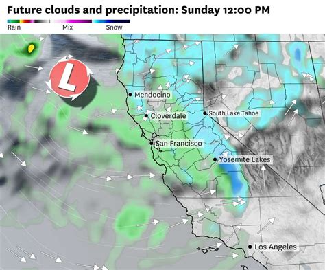 California Weather Heres How Much Rain Snow Will Drop This Weekend