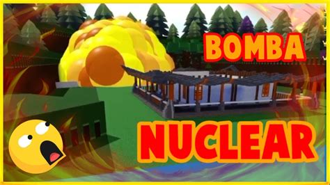 Como Hacer Una Bomba Nuclear En Build A Boat Roblox Youtube