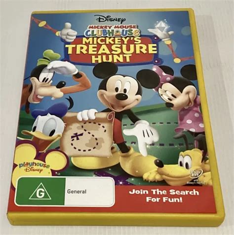 Mickey Mouse Clubhouse Mickeys Treasure Hunt Dvd Region 4 Playhouse Disney Eur 662 Picclick Fr