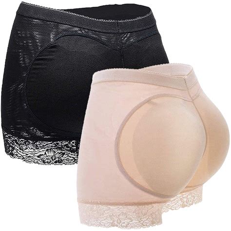 Buy Dodoing2 Pack Fake Butt Lifter Pants Hip Enhancer Pads Underwear
