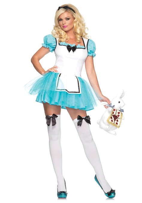 Deluxe Enchanted Alice Costume Womens Alice In Wonderland Costume Ideas