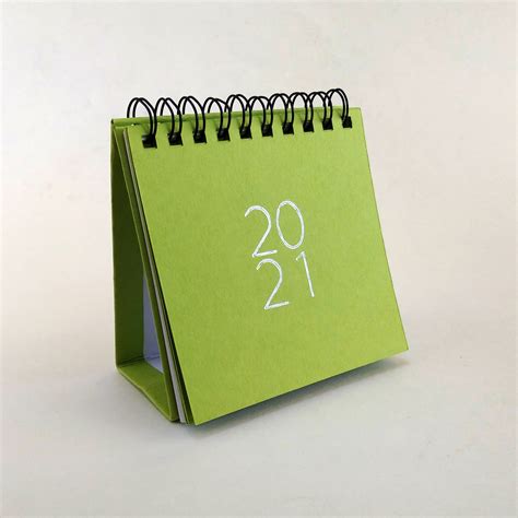 Calendario De Escritorio Personalizado 2021 Etsy