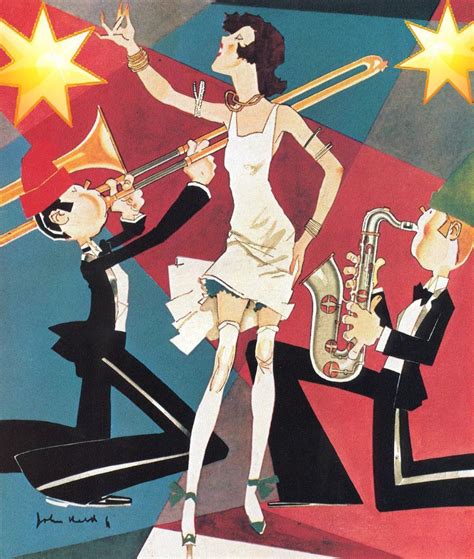 The Roaring Twenties Captured By John Held Jr In A Contemporary American Magazine Cover