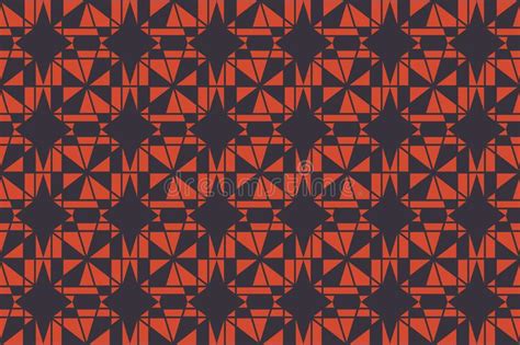 Seamless Abstract Background Pattern Made With Geometric Shapes Stock