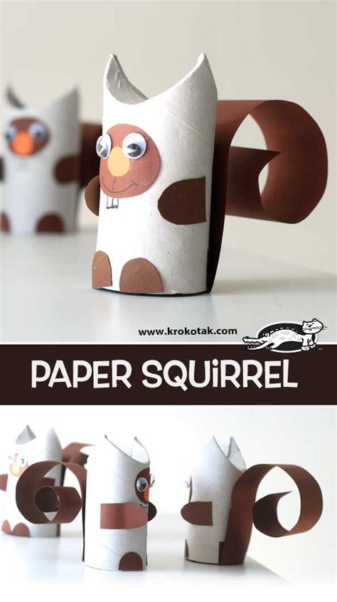 Krokotak Paper Squirrel