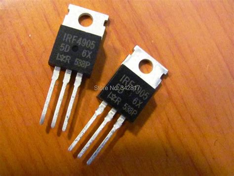 IRF4905PBF IRF4905 MOSFET P CH 55V 74A TO 220AB 10pcs In Transistors