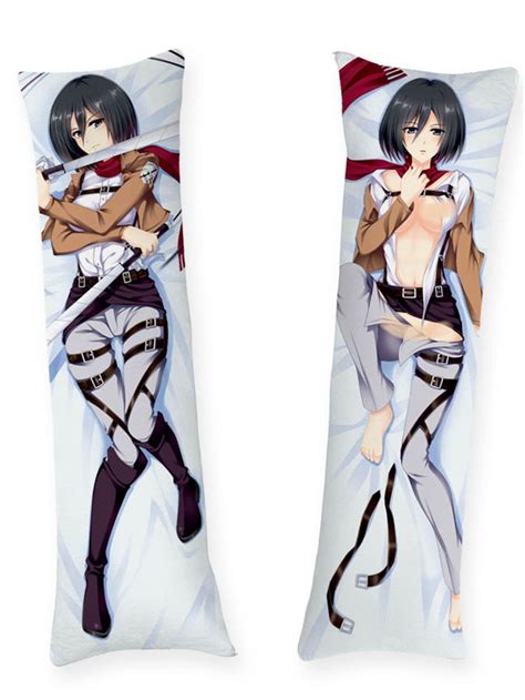 Attack On Titan Mikasa Body Pillow Dakimakura Anime Body Pillow