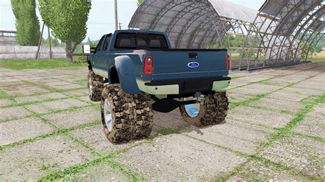 Ford F Super Duty Crew Cab Mud Truck For Farming Simulator