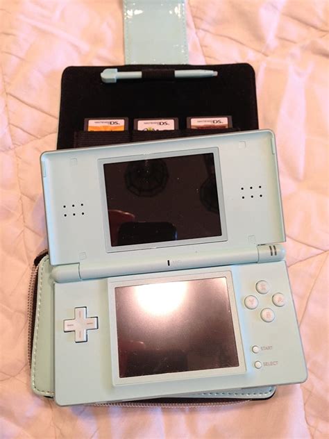 Nintendo Ds Lite Limited Edition Ice Blue With 9 Games And Extras Cheapest