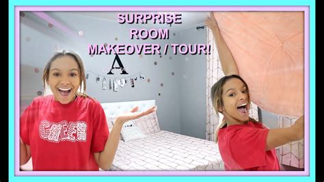 Surprise Room Makeover Bedroom Tour Youtube