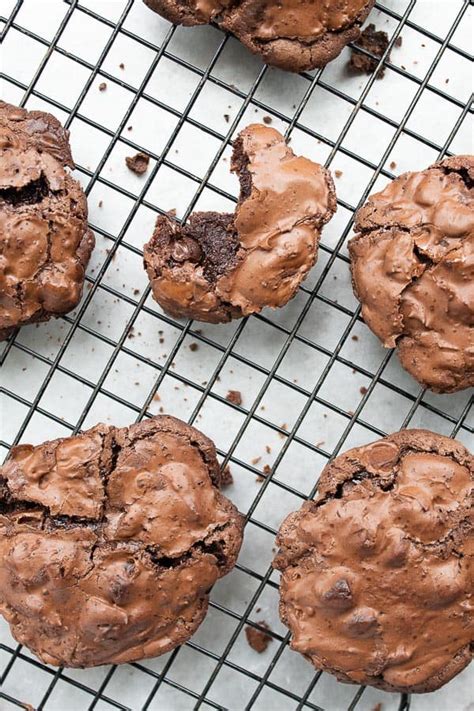 Flourless Chocolate Cookies Chewy And Fudgy